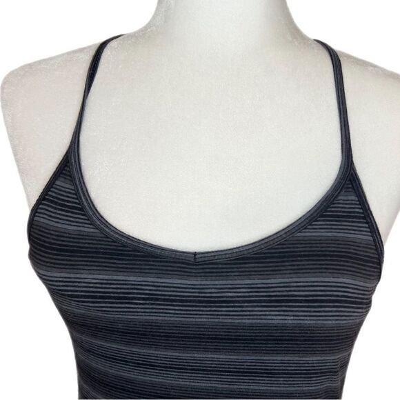 Mountain Hard Wear Grey Striped Sundress with Racer Back. Sz. M. Good Condition - Picture 2 of 13